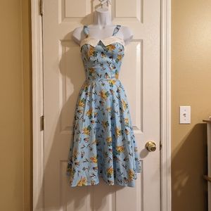 I Love Lucy x Unique Vintage Club Babalu Rachel Swing Dress